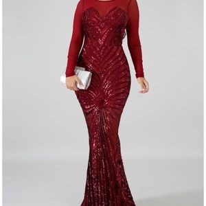 Sequin mermaid dress